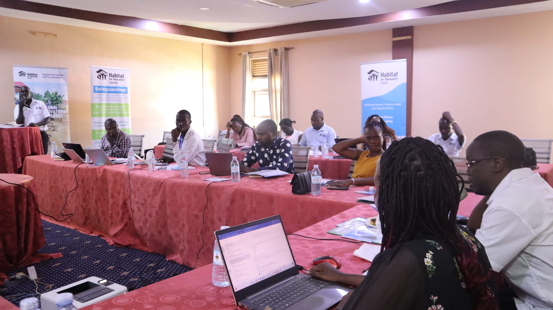 Habitat for Humanity Uganda at work