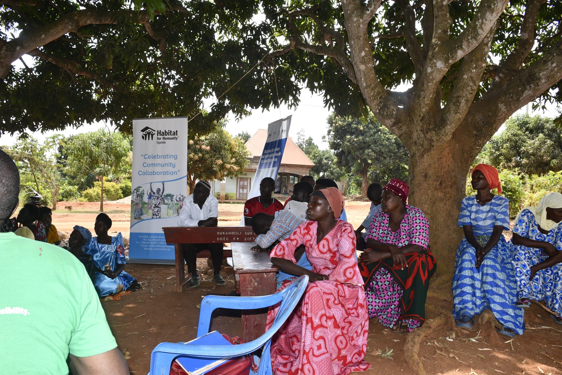 Habitat Uganda community support gathering